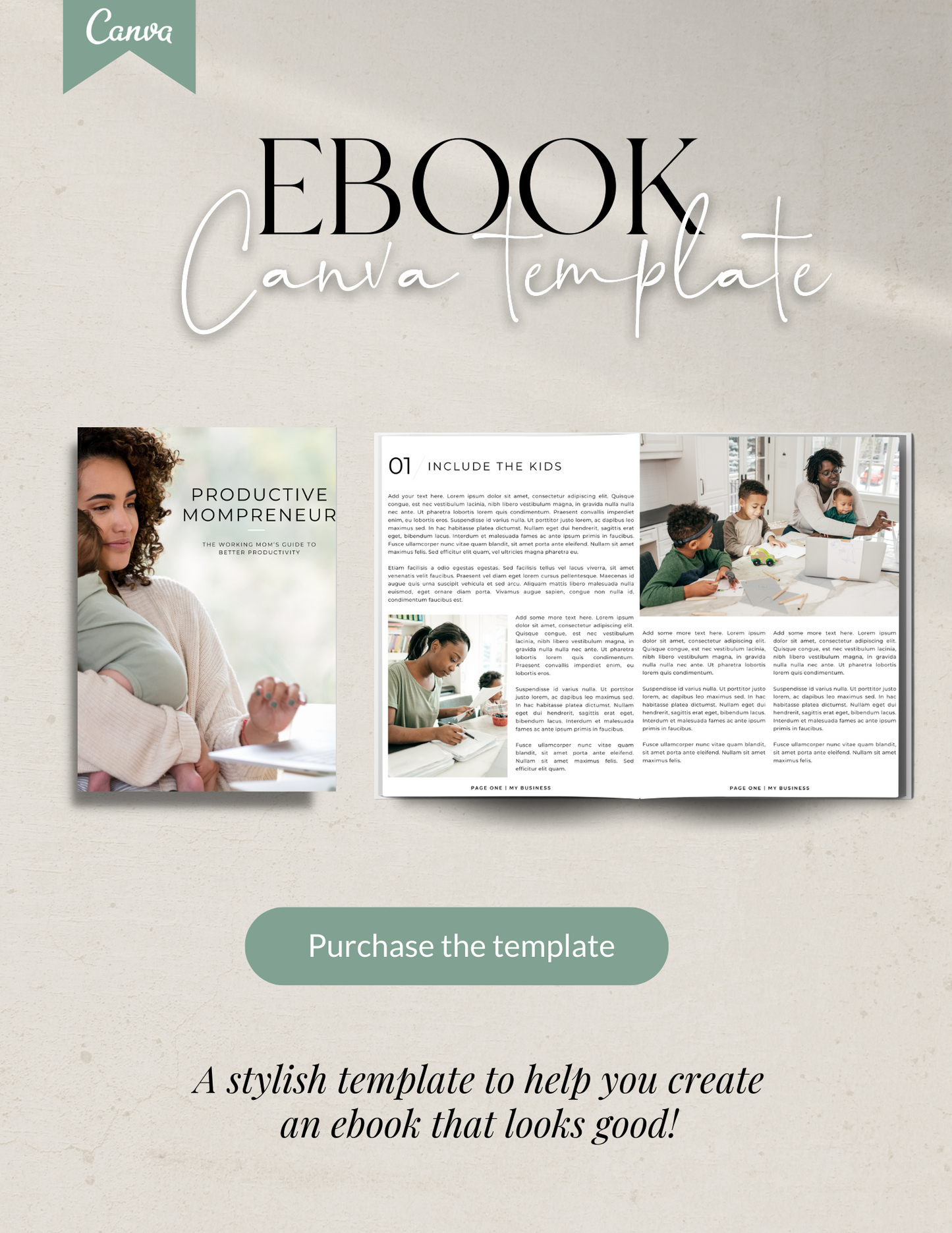 eBook Canva Template | Tiffany